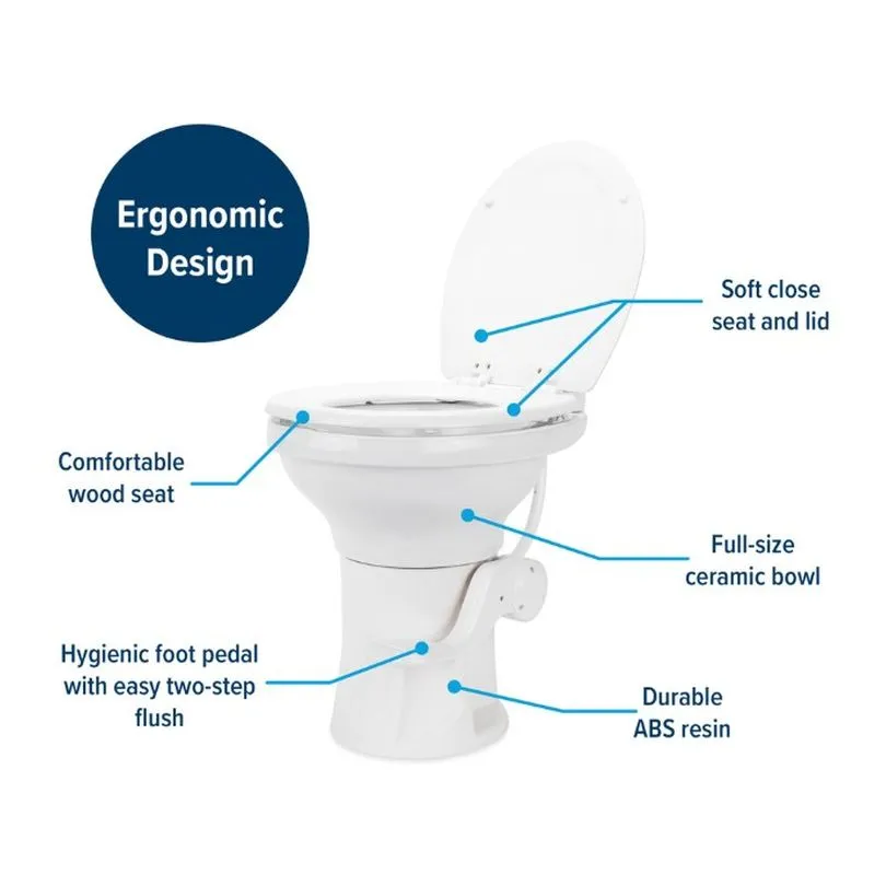 Gravity Toilet  /White